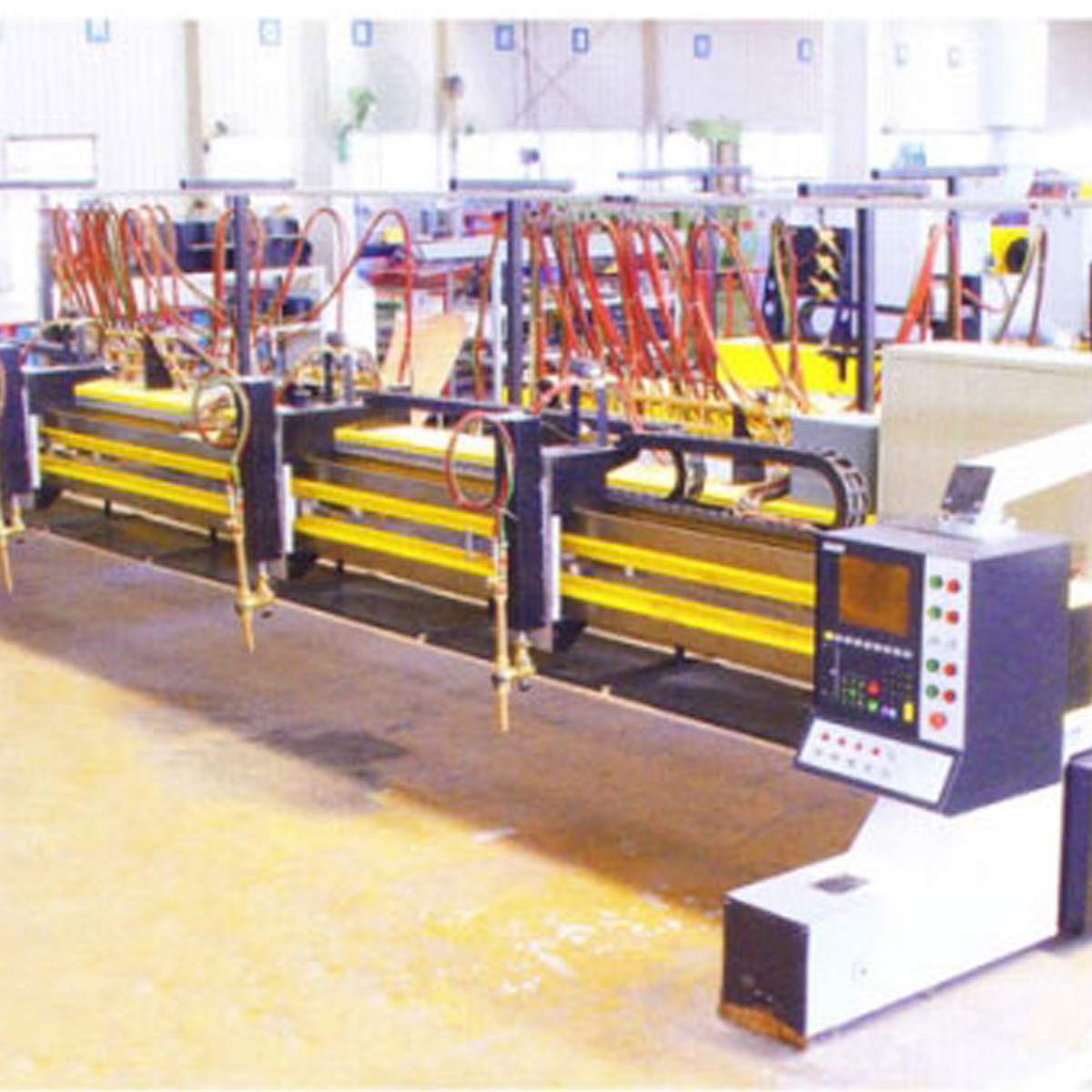 Máy cắt ống CNC sử dụng Oxy Gas plasma Hualian GS